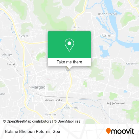 Bolshe Bhelpuri Returns map