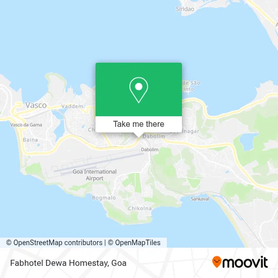 Fabhotel Dewa Homestay map