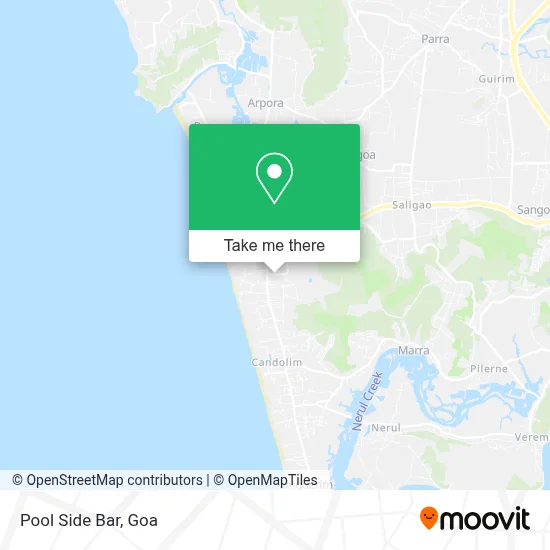 Pool Side Bar map