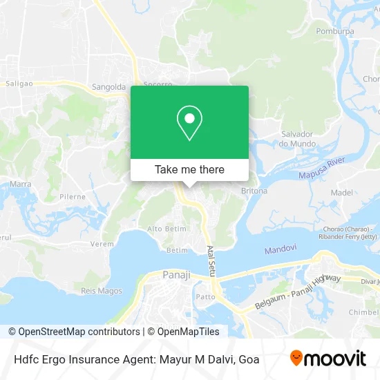 Hdfc Ergo Insurance Agent: Mayur M Dalvi map
