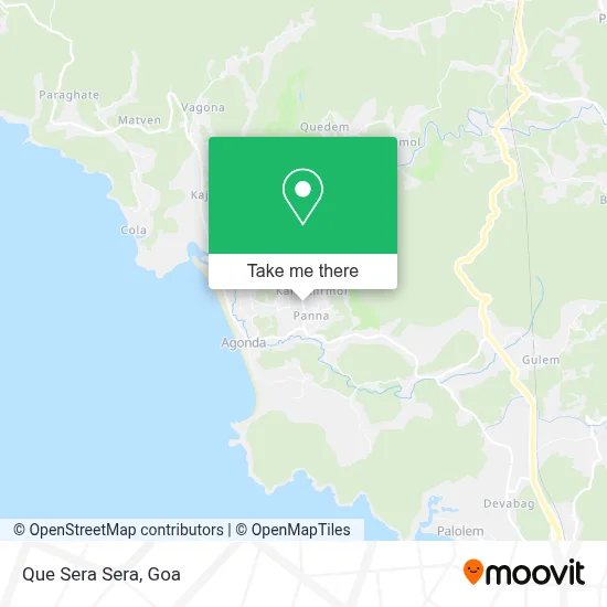Que Sera Sera map