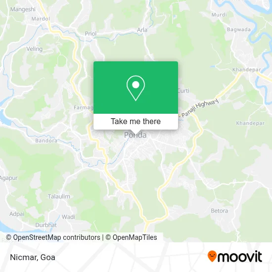 Nicmar map