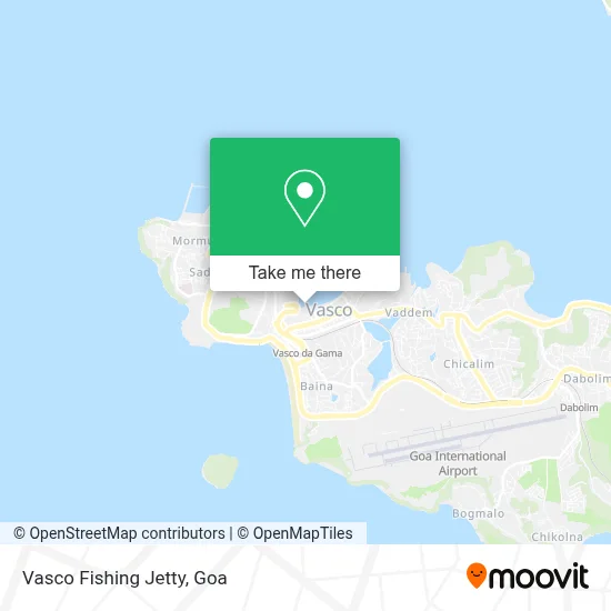 Vasco Fishing Jetty map