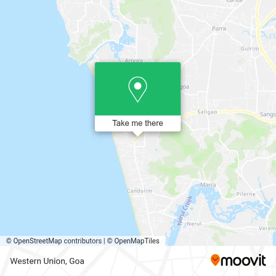 Western Union map