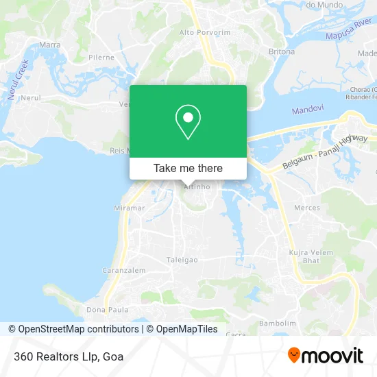 360 Realtors Llp map