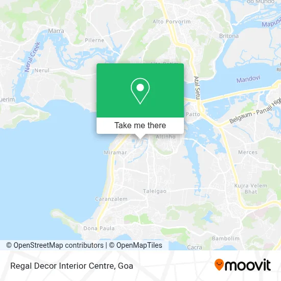 Regal Decor Interior Centre map