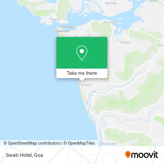 Swati Hotel map