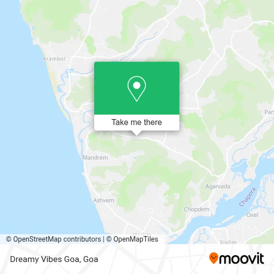 Dreamy Vibes Goa map