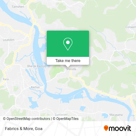 Fabrics & More map