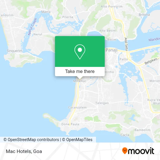 Mac Hotels map
