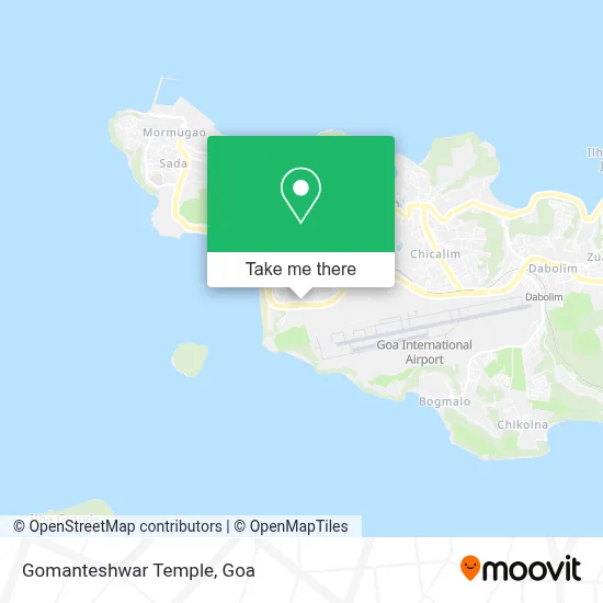 Gomanteshwar Temple map