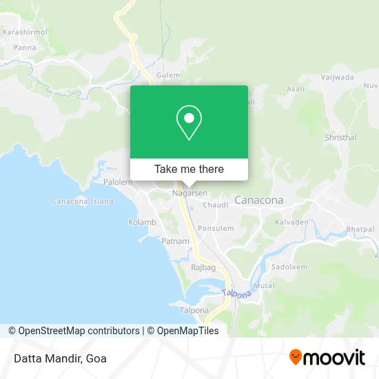 Datta Mandir map