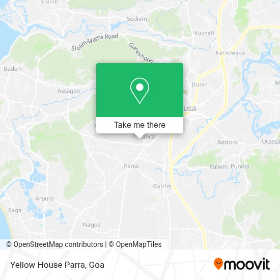 Yellow House Parra map