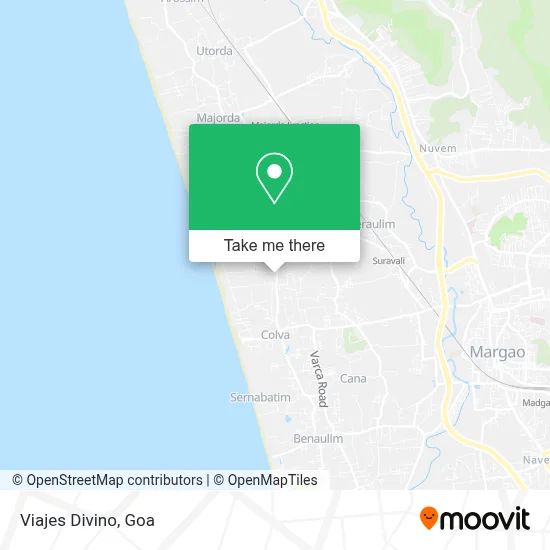 Viajes Divino map