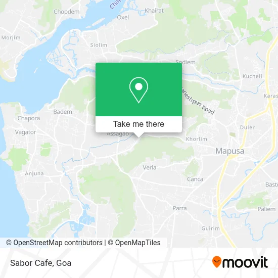 Sabor Cafe map