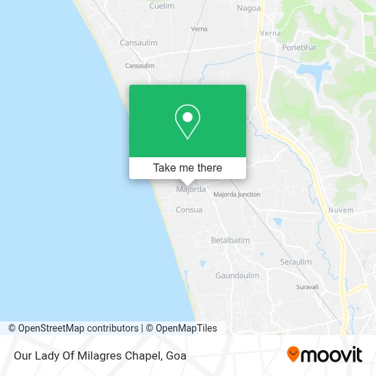 Our Lady Of Milagres Chapel map