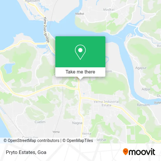 Pryto Estates map