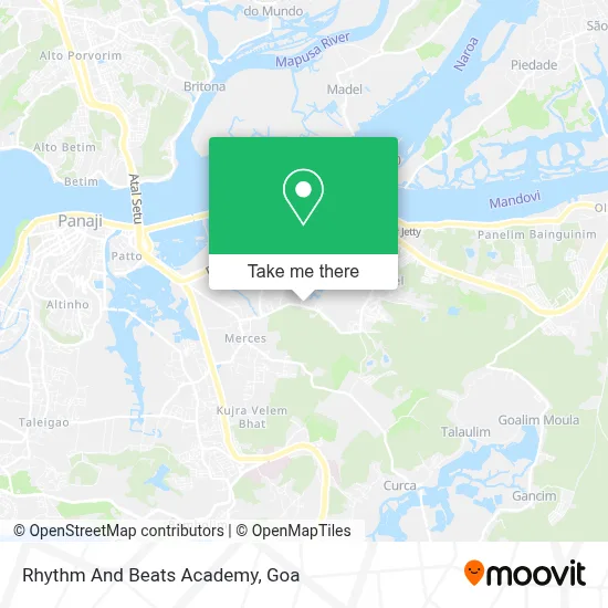 Rhythm And Beats Academy map