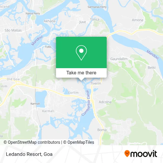 Ledando Resort map