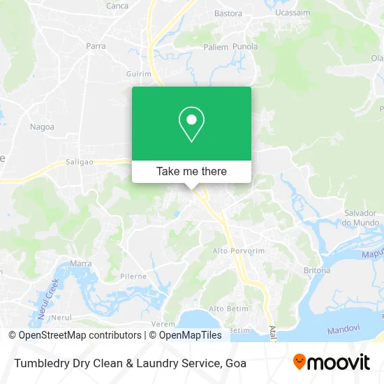 Tumbledry Dry Clean & Laundry Service map
