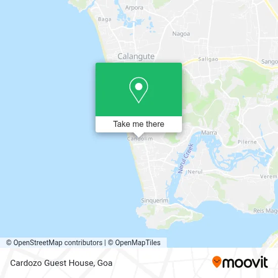 Cardozo Guest House map