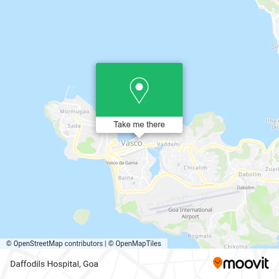Daffodils Hospital map