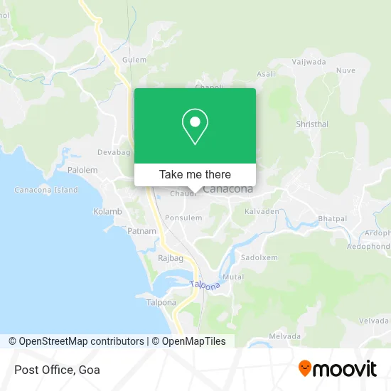 Post Office map