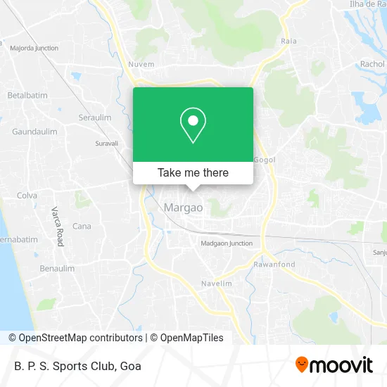 B. P. S. Sports Club map