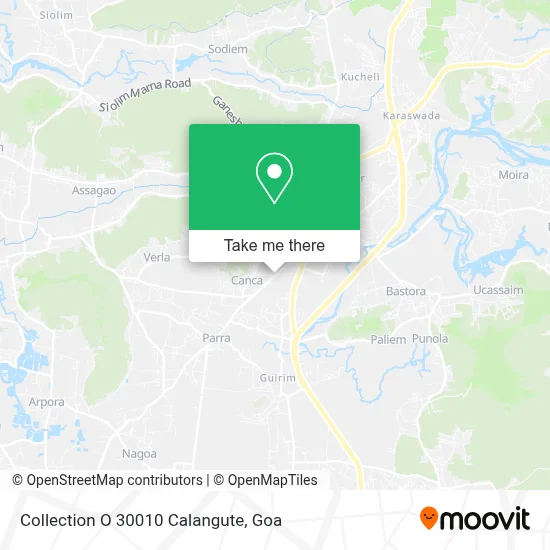Collection O 30010 Calangute map