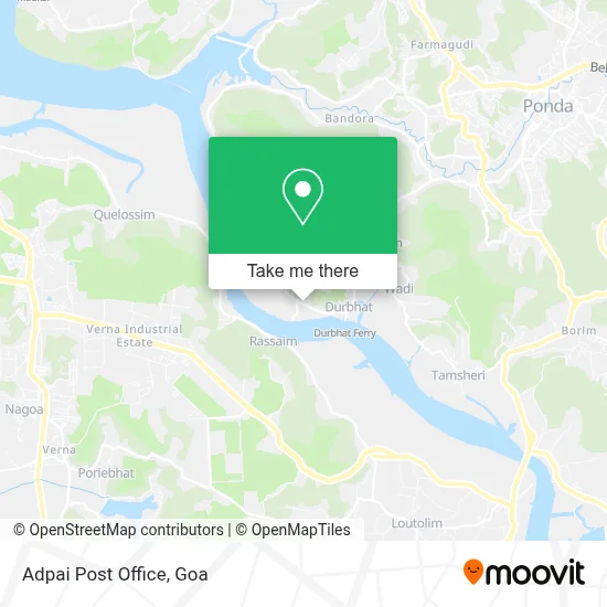 Adpai Post Office map
