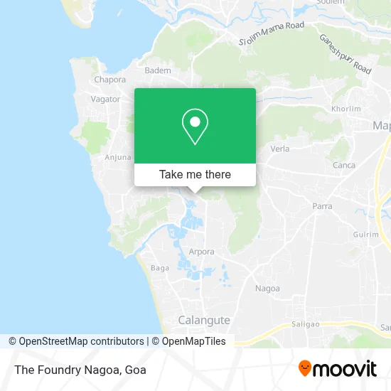 The Foundry Nagoa map