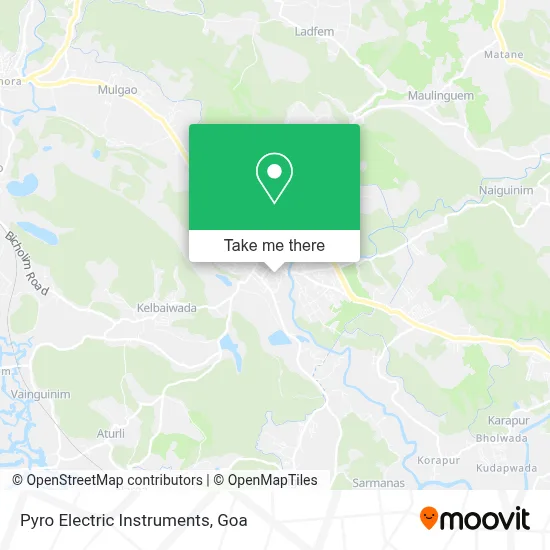Pyro Electric Instruments map