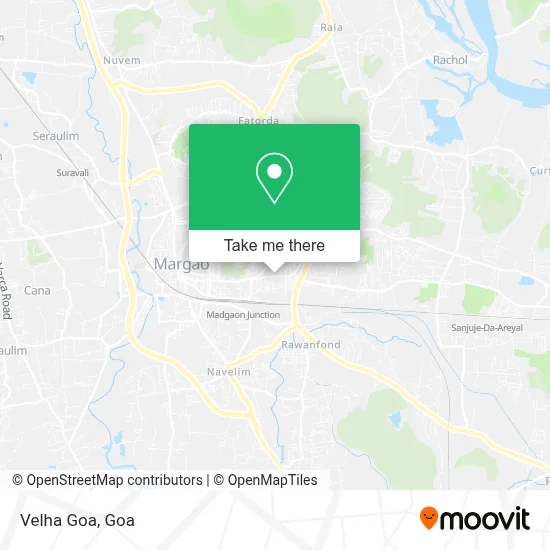 Velha Goa map