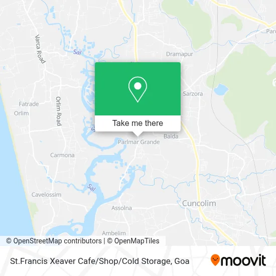 St.Francis Xeaver Cafe / Shop / Cold Storage map