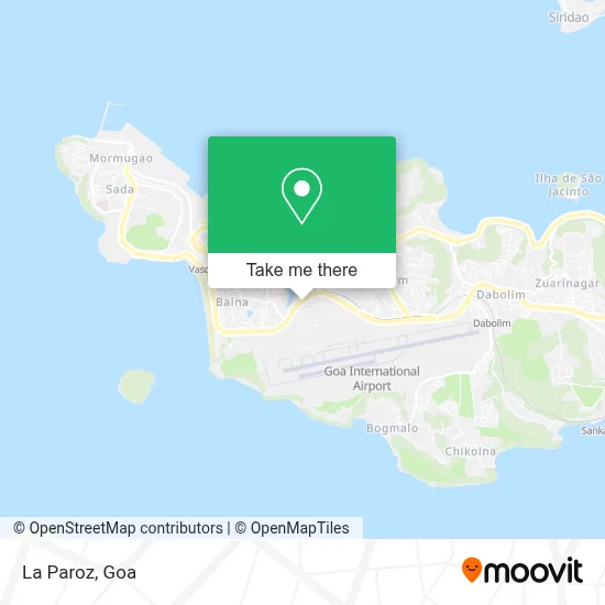 La Paroz map
