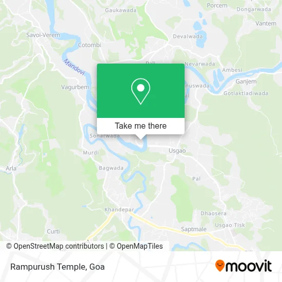 Rampurush Temple map