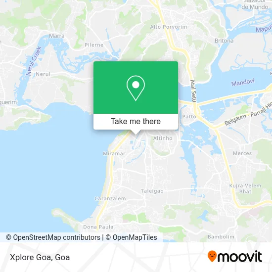 Xplore Goa map