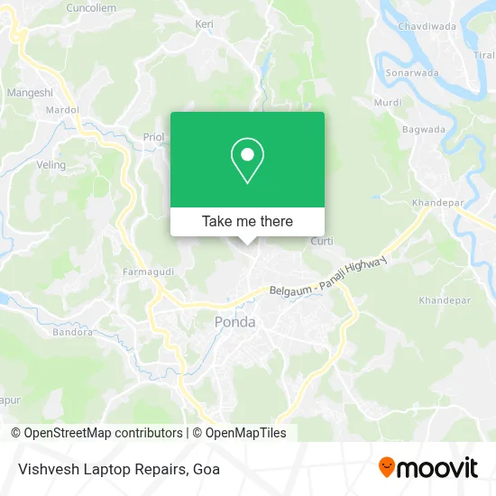 Vishvesh Laptop Repairs map