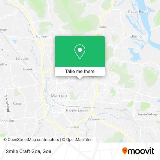Smile Craft Goa map