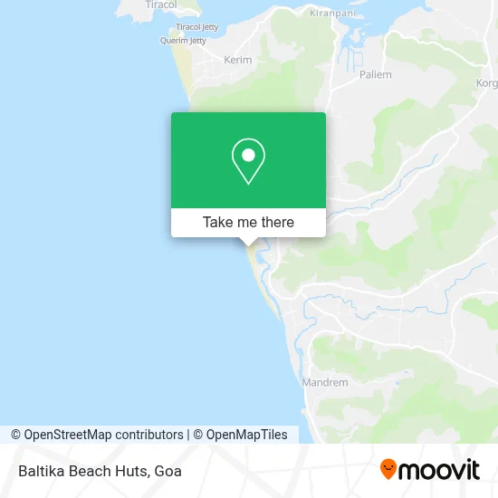 Baltika Beach Huts map