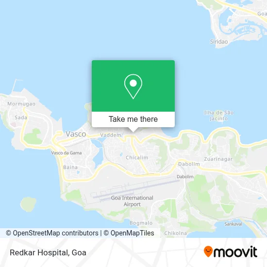 Redkar Hospital map