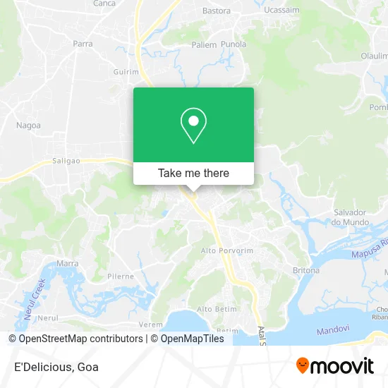 E'Delicious map