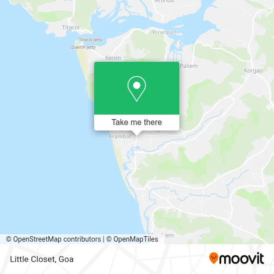 Little Closet map