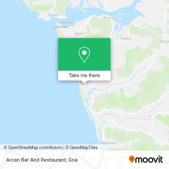 Arcan Bar And Restaurant map