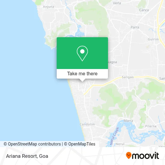 Ariana Resort map