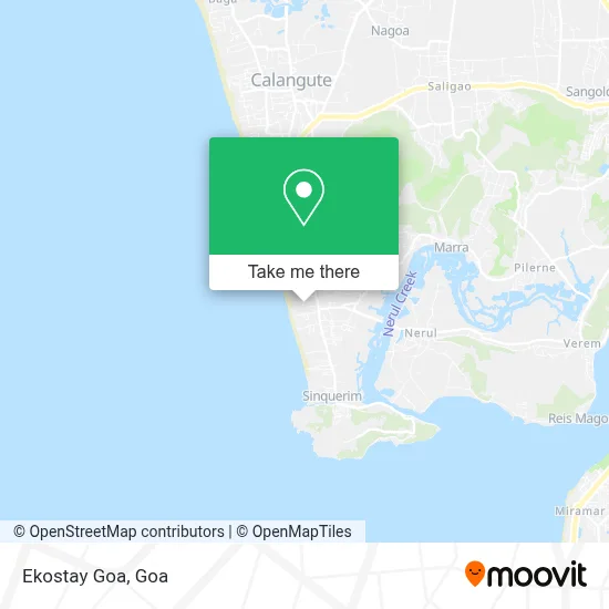 Ekostay Goa map