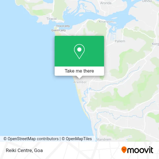 Reiki Centre map