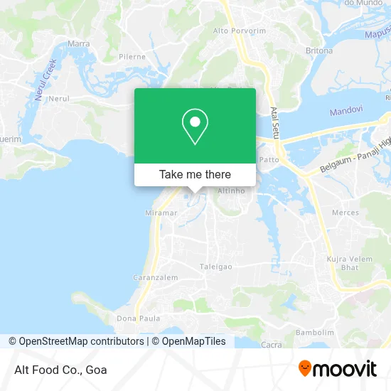 Alt Food Co. map
