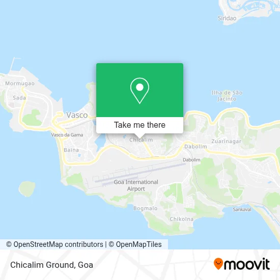 Chicalim Ground map