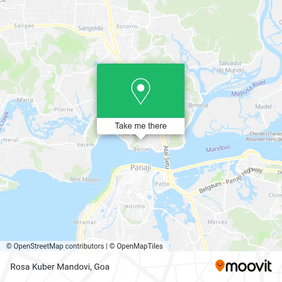 Rosa Kuber Mandovi map